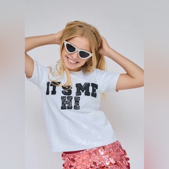 Lola + The Boys Other - Girl's Sequin Lola + The Boys Shirt Size 8Y EUC